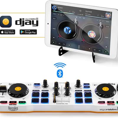 Hercules DJControl Mix Bluetooth Wireless DJ Controller for Smartphones (iOS and Android) with Over-Ear Stereo Headphones image 5