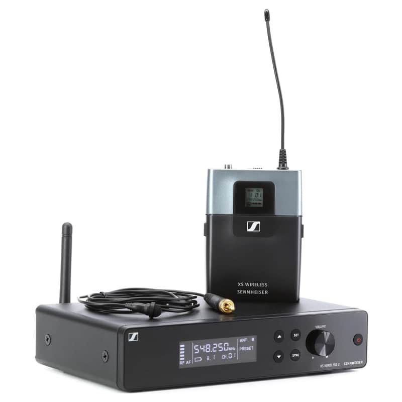 Sennheiser XSW 2 ME2 Wireless Lavalier Microphone System (A Band) *USA Small Business* image 1