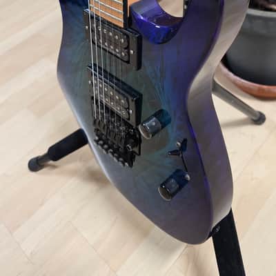 Jackson DK2M Dinky MIJ Japan Pro Series Eerie Dess Swirl DK2 M Flame Maple Neck HH Low Profile Floyd Rose Super Strat USA Seymour Duncan Pickups Fender Era MJ image 18