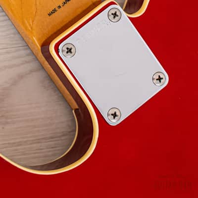 1990 Fender Telecaster Custom '62 Vintage Reissue TL62B-650 Candy Apple Red Near-Mint, Japan MIJ Fujigen image 16