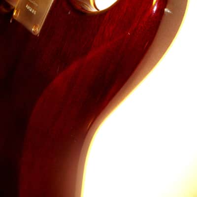 St. Blues  Strings & Things Guitar Blues King IV 1982 Wine. EXTREMELY RARE.  Mahogany Body. Memphis image 23
