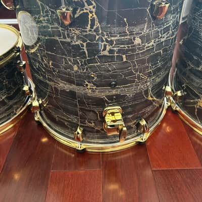 SJC Black Marble w/ Brass Hardware image 9