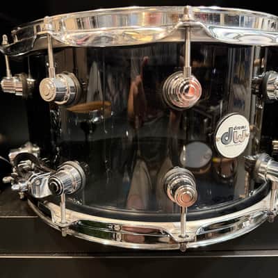 DW DDAC0814SSSM Design Series Limited Edition 8x14" 20-Lug Acrylic Snare Drum 2020 - Smoke image 4