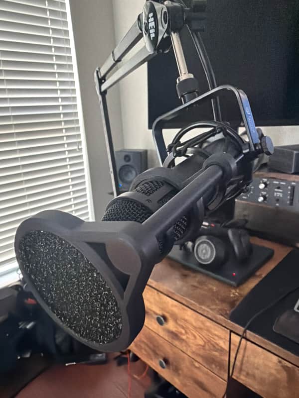 Lauten Audio LS-208 Large Diaphragm Cardioid Condenser Microphone with Custom Pop Filter image 1