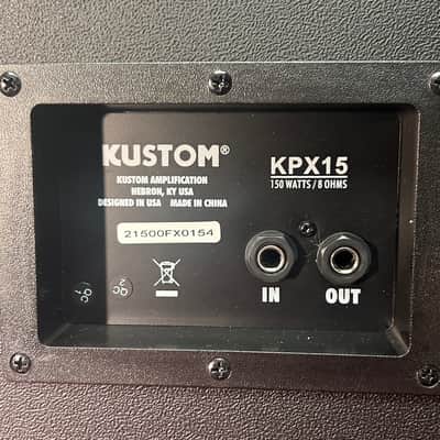 Kustom KPX15 150 Watt/Ohm Passive Monitor Speaker Cabinet image 4