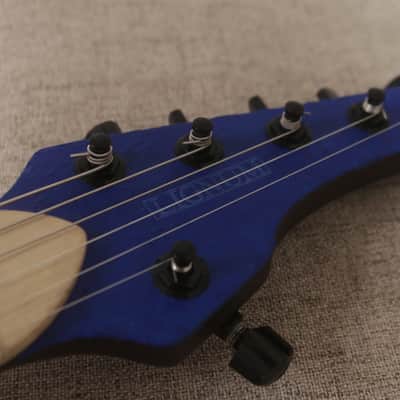 Lignum Single Cut Guitar 2024 Hand Painted Clear Satin image 11