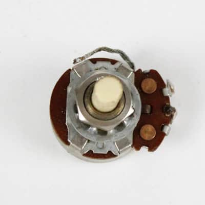 1973 Vintage Fender Jaguar/Jazzmaster MEG Pot Potentiometer 1970s White Plastic Tip USA image 4