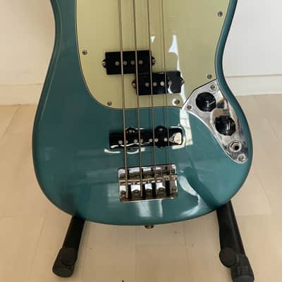 Fender Player Mustang Bass PJ - Present - Aquatone Blue image 1