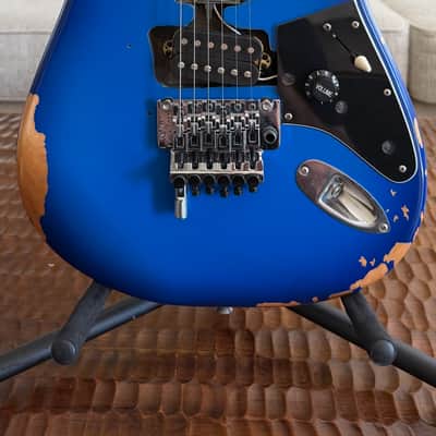 EVH Frankenstein Relic 2024 - Blueburst 3 Way Switch & Functioning Neck Pickup image 1