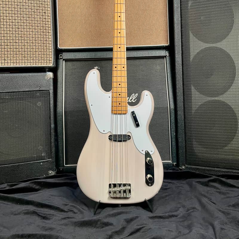 2000s Squier Precision Bass White Blonde