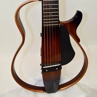 Yamaha SLG200S Silent Guitar, Tobacco Sunburst w/ Bag image 3