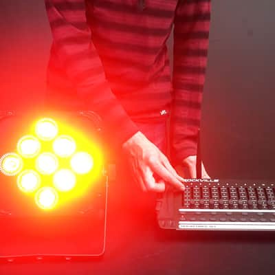 Rockville ROCKFORCE W4 384 Channel Wireless DMX Lighting Light Controller+MIDI image 9