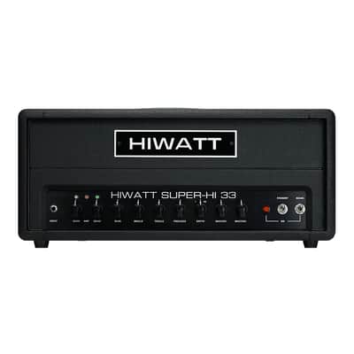 Hiwatt T-Series SUPER-HI 33 30-Watt Hi-Gain Tube Amp Head - Black - Open Box image 2