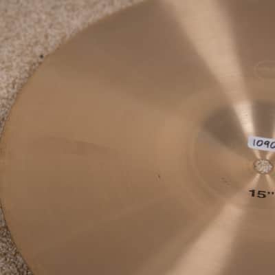 Paiste 15" Formula 602 Sound Edge Hi Hat Cymbals 1090g 1251g image 10