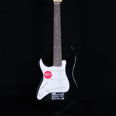 Squier Mini Stratocaster Left-Handed, Laurel FB, Black image 5