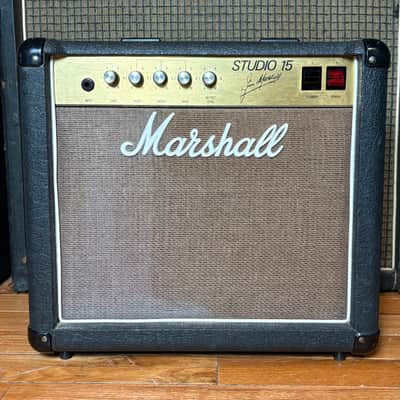 1985 Marshall Model 4001 Studio 15 Vintage Made In England JCM800 1x12 EL84 Tube Combo Amplifier W/ UK Celestion V30! image 1