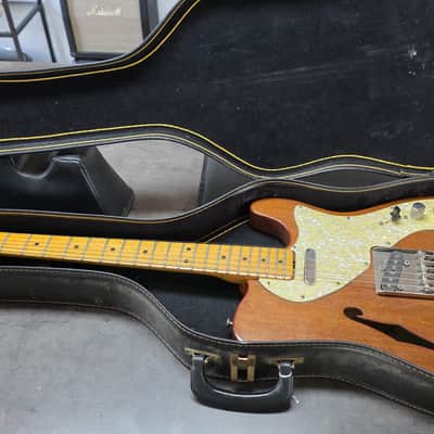 1971 Fender Telecaster Thinline American Vintage 70s USA Semi-Hollow Body Hollowbody F Hole Ash Recording Studio Electric Guitar Custom Color image 3