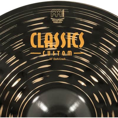 Meinl Classics Custom Dark Crash 18" CC18DAC - Crash Cymbal image 2