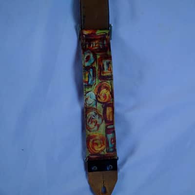 FENDER , GIBSON ERIC CLAPTONS ORIGINAL GUITAR STRAP 1970s Swirl image 5