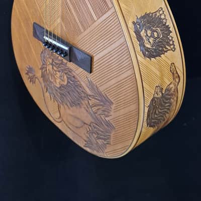 Blueberry NEW IN STOCK Handmade Acoustic Guitar Parlor Sized Guitar image 5