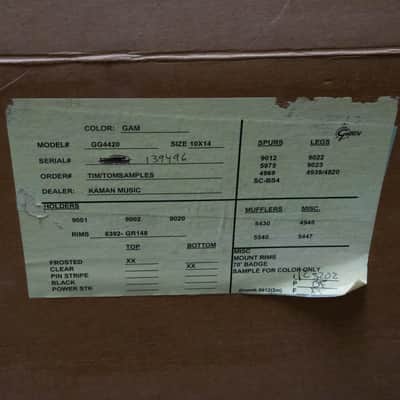 Gretsch Gretsch USA Custom 10 x 14, Relic NOS Early-2000s - Antique Maple Gloss image 7
