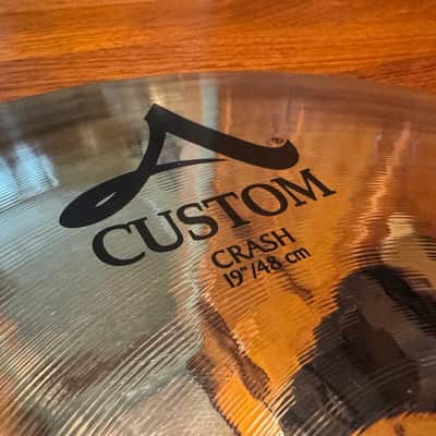 Zildjian 19" A Custom Crash Cymbal 1991 - Present - Brilliant image 3