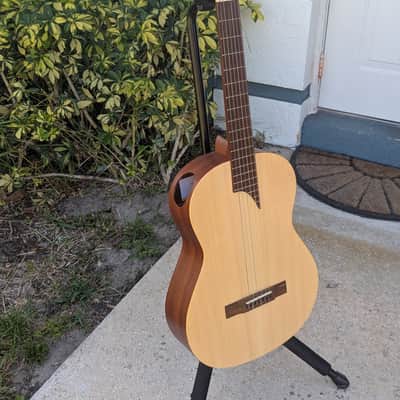 Antonio Pinto Carvalho 1S-MX Side Hole Classical Guitar - Naturtal image 2