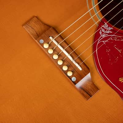 2008 Gibson Custom Shop Hummingbird TV True Vintage - Heritage Cherry Sunburst VOS | USA All Solid Square Shoulder 1960 Reissue Dreadnought Acoustic Guitar Limited Edition 1 of 167 Madagascar Rosewood | CoA OHSC image 20