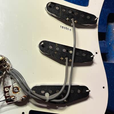 ULTRA RARE 1978 Greco ORDER MADE (Racing Stripe + Blue Metallic Sparkle) SE-600 Super Sounds S-Style ... CUSTOM SHOP Maxon "EXCEL" (1962-1964 Pre-CBS REPLICA Single Coil CLONE pickups) + GIGBAG image 10