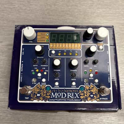 Electro-Harmonix Mod Rex Polyrhythmic Modulator 2018 - Present - White / Blue image 1
