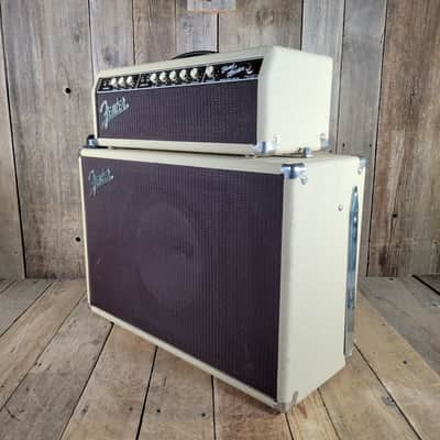 Fender  Bandmaster 6G7 1961 Vintage Amp w/ Tone Ring Cab - White image 4