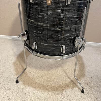 Ludwig Classic Maple 16x18 Floor Tom - Vintage Black Oyster image 1