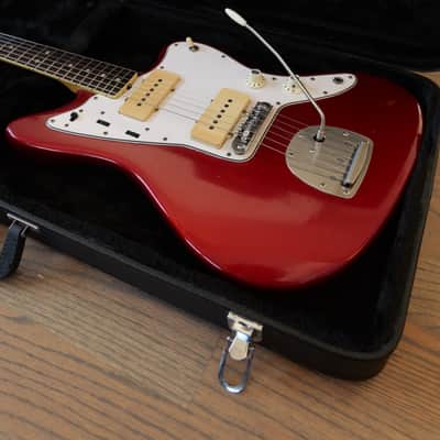 1965 Fender Jazzmaster Candy Apple Red with Matching Headstock image 2
