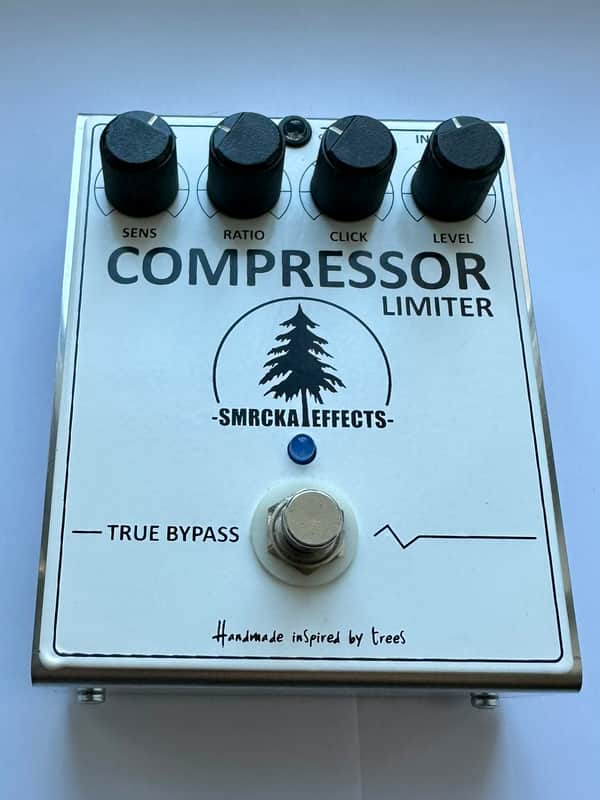 Smrcka Effects Compressor/Limiter TB (True Bypass) 2024 - Polished Steel image 1