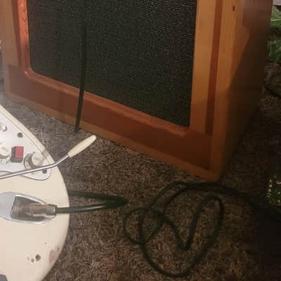 Alamo Challenger Guitar Amp Jensen 10" Tube  1964 Natural Wood image 17