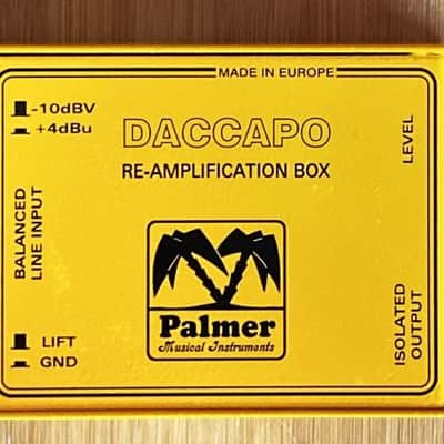 Palmer DACCAPO Re-Amplification Box / Reamp Box MINT image 1