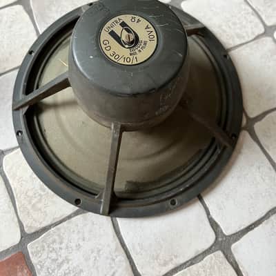 Vintage UNITRA GD 30/10 AlNiCo 12" speaker - 1970s - gray image 2