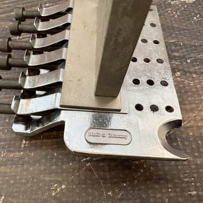 80s Floyd Rose Made in Germany Tremolo Bridge Chrome image 10