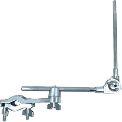 Cowbell Mount Holder Cowbell Mount with L-Rod and Drum Clamp, Adjustable Cowbell Percussion Mounting Bracket Arm Rod with Cowbell Drum Set Mounting Clamp Percussion Accessory Long image 1