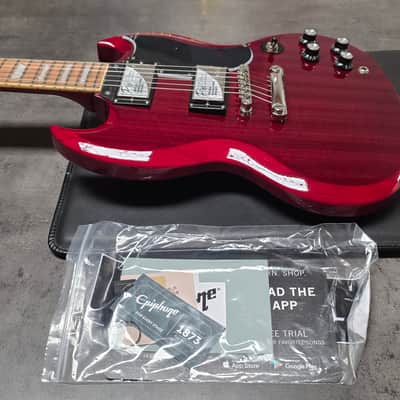 Epiphone SG PRO BRAND NEW - Vintage Alnico Classic Humbuckers Standard Trapezoid Inlays Gibson Crown Logo image 5