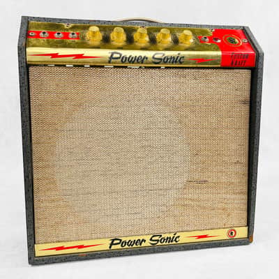 Custom Kraft Power Sonic 1x12" Combo Amplifier 1960s - Black image 1