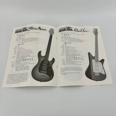 1997 Ernie Ball MUSIC MAN Specifications Catalog [AXIS, Luke, Steve Morse, Albert Lee, Silhouette, StingRay] image 6
