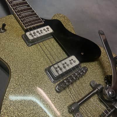 1999 Guild DeArmond M-75T w/Bigsby Champagne Sparkle w/OHSC image 12