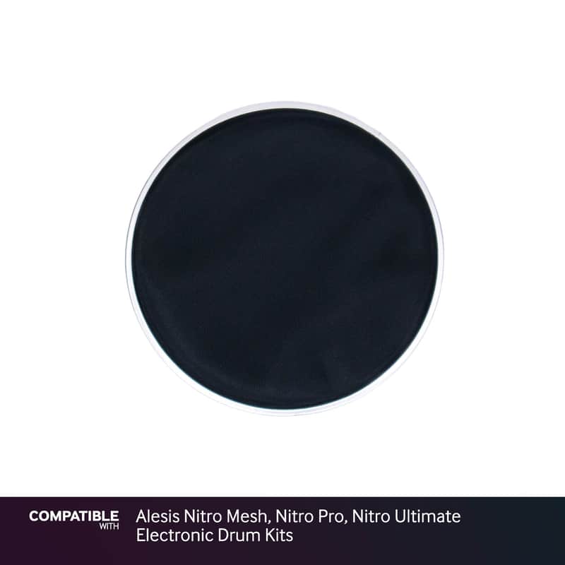Black 8" Mesh Drum Head for Alesis Nitro Mesh, Nitro Pro, Nitro Ultimate Electro