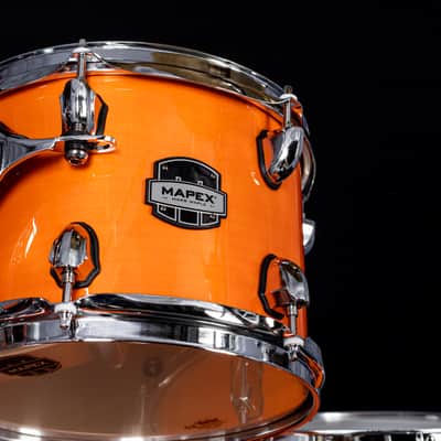 Mapex Mars Maple Glossy Amber Rock Drums 5pc Shell Pack 22/10/12/16/14 | NEW Authorized Dealer image 5
