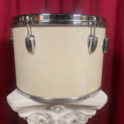 1975 Slingerland Sound King 9x13 Concert Tom Classic White Cordova Leatherette Wrap 13x9 image 5