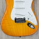 G&L USA S-500 Electric Guitar, Honeyburst, Maple Board, MFD Single Coil Pickups