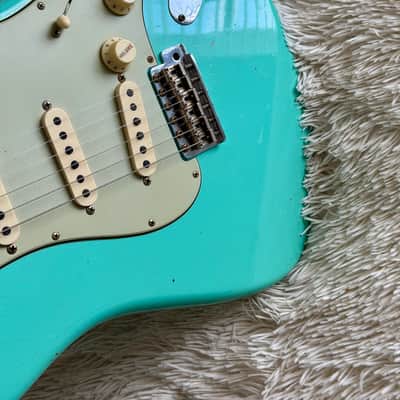 Fender Custom Shop '59 Reissue Stratocaster Seafoam Green Electric Guitar image 22