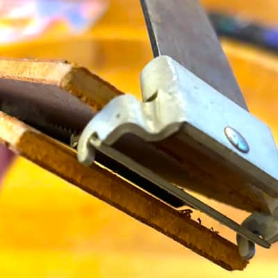 Ludwig Super Sensitive Snares Guts Support Bracket Stretcher - Vintage image 8