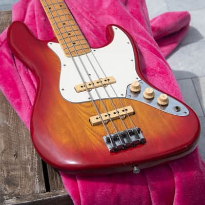 Classic 1983 Fender Jazz Bass 3-Bolt with Ash Body & Bound Maple Fretboard - Sienna Burst Finish - Made in the USA - Vintage Dimarzio PU's! - Pro Set Up w Perfect Frets/Action/Intonation! image 11